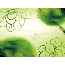 B116 Lotus Wasser und Tinte Malerei Wanddekoration Hintergrund für Wohnzimmer