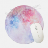 Blank mouse mat rubber printed round mouse pad