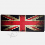 Oem stampa tappetini per il mouse di grandi dimensioni per il gioco della bandiera britannica