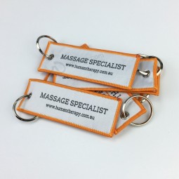Custom cool style for your design special made woven keychain with your logo
