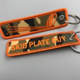 Wholesale custom cheap embroidered keychain Key Rings with your logo