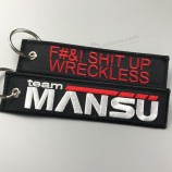 Custom-Insert vor dem Flug Stickerei Keychain