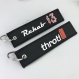 Aangepaste gepersonaliseerde reizen sleutelhangers die cadeau voor haar en paspoort keyring groothandel