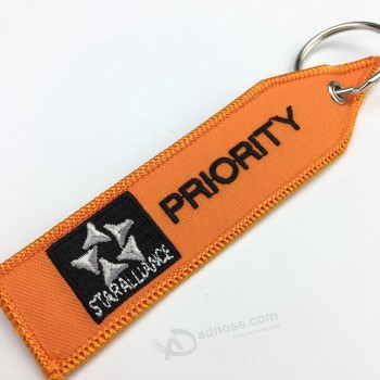 Pilot Key Chain Flight Crew embroidery with high quality