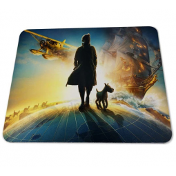 Fancy Printing Rubber Mousepad Comfortable Feel Mouse Mat