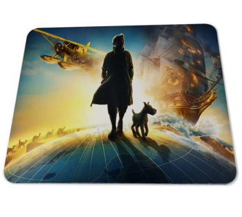 Fancy Printing Rubber Mousepad Comfortable Feel Mouse Mat