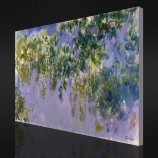 Nee-Yxp 101 claude monet-Blauweregen(1917-1920)Impressionistische olieverf op doek voor huisdecoratie