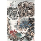 B338家庭用壁画用モダンランドスケープインキ塗装