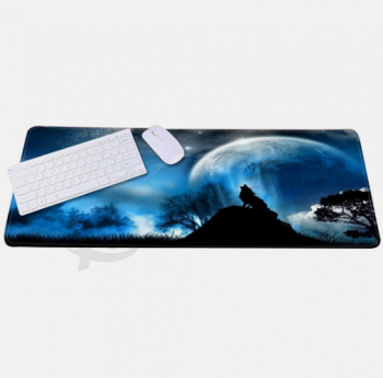 Factory custom durable waterproof rubber large gaming mouse pad
