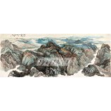 B350 moderne landschapsschilderkunst achtergrond wanddecoratie inkt schilderij kunst aan de muur afdrukken