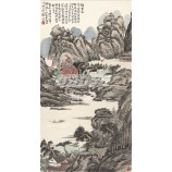 B379 잉크 및 워시 벽 배경 장식 잉크 페인팅 벽 아트 인쇄 프리 그림