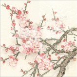 B392梅の花装飾の絵の壁の背景装飾インクの絵画リビングルームのため