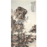 B403 moderne Landschaft dekorative Malerei Wand Hintergrund Dekoration Tinte Malerei Drucken