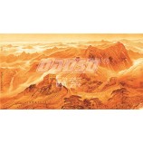 B406 Tinte Malerei der großen Mauer Landschaft Design Hintergrund Wandmalerei Büro Dekor Wandbild