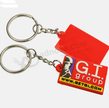 Personalized soft rubber pvc keychain tag manufacturer
