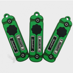 Werbegeschenke benutzerdefinierte gummi keychain lustige pvc schlüsselring