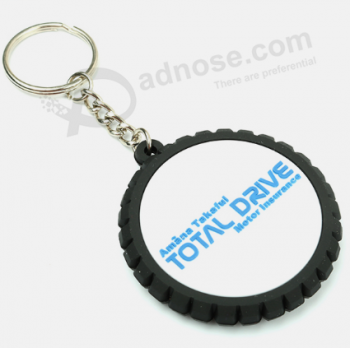 Custom design logo your own design soft pvc rubber key tags