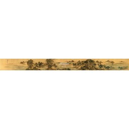 B503 Landscape Painting Background Wall Decoration Water and Ink Painting Artwork Printing for Hotel