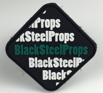 éco-Logo en caoutchouc coloré personnalisé personnalisé badges patch en silicone