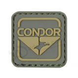 Popular Embossed Rubber Silicone Logo Jacket Patch
