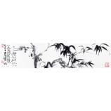 B438 chinese stijl klassieke inkt bamboe slaapkamer decor inkt schilderij kunstwerk afdrukken