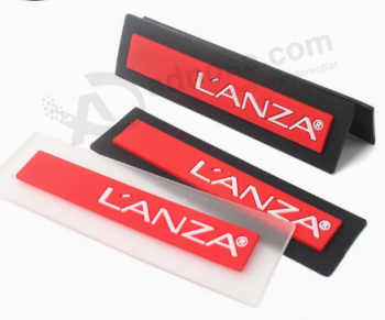 Soft Silicone Letter Name Tag Patch PVC Rubber Badges