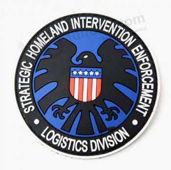 Logo personnalisé étiquettes pvc patchs de vêtements en caoutchouc de silicone