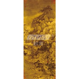 B505水とインクの風景の絵画ポーチの壁の背景装飾アートワークの印刷