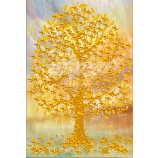 E007 geld boom achtergrond decoratieve schilderkunst veranda muurschildering