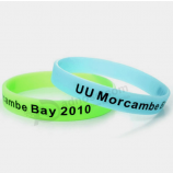 UAE souvenir silicone wristband logo printing silicone wristband
