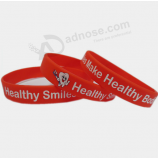 Custom souvenir silicone wristband for advertising