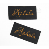 Etichette in tessuto poliestere etichette personalizzate per abbigliamento