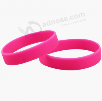 Colorful blank bracelet europe custom silicone blank wristbands