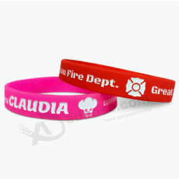 Bracciale in silicone braccialetto personalizzato bracciale in silicone a buon mercato