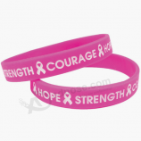 Factory directly selling silicone bracelet debossed rubber wristband