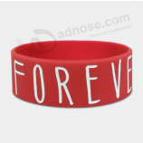 Fashion cheap silicone bracelet customized silicone wristband