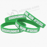 Bulk cheap rubber wristband personalized silicone bracelets