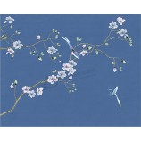 B548-1 yulan magnolia bloem achtergrond schilderij inkt schilderij decoratieve muurschildering interieur