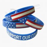 Logo Printed Sport Type Customized Silicone Wristband