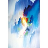 C132 high definition landschap olieverfschilderij veranda achtergrond wanddecoratie