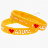 Wholesale custom bulk cheap print silicone wristbands