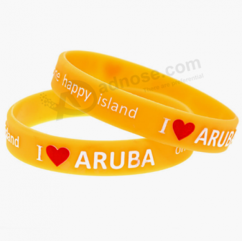 Wholesale custom bulk cheap print silicone wristbands