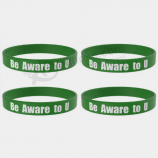 New design custom logo pvc wristband bulk silicone wrist bands