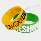 Top Quality Logo Printed Basketball Silicone Wristband