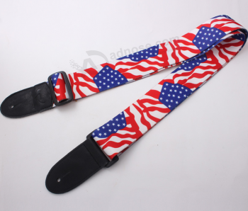 Sublimation Polyester Electric Acoustic Bass Guitar Strap