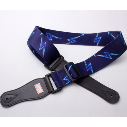 Wholesale Cheap Sublimation Polyester Guitar Strap Custom