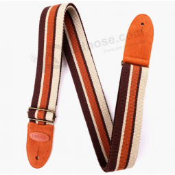 Lightweight comfortable cotton guitar strap for man