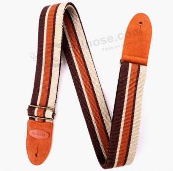 Lightweight comfortable cotton guitar strap for man