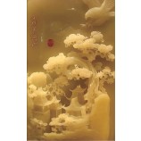 E037 jade carving eagle achtergrond decoratieve muurschildering inkt schilderij