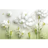 F021 calla lelie achtergrond decoratieve inkt schilderij kunstwerk afdrukken